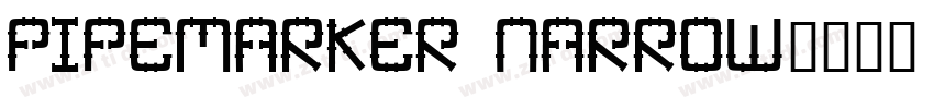 PipeMarker Narrow字体转换